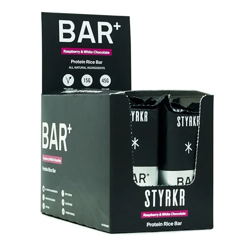 Js Cycles Styrkr STYRKR - BARPLUS Raspberry Chocolate X12 | Free delivery over £50 & Cycle Scheme available.