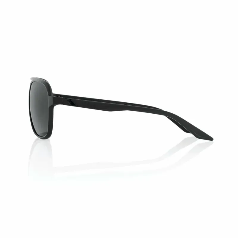 100% Kasia Glasses  Mirror Lens In Black Matt Black/Black-2