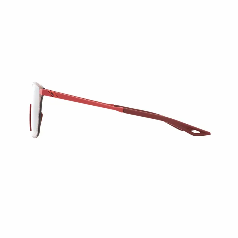 100 Legere Square Glasses Mirror Lens Soft Tact in Crimson-2
