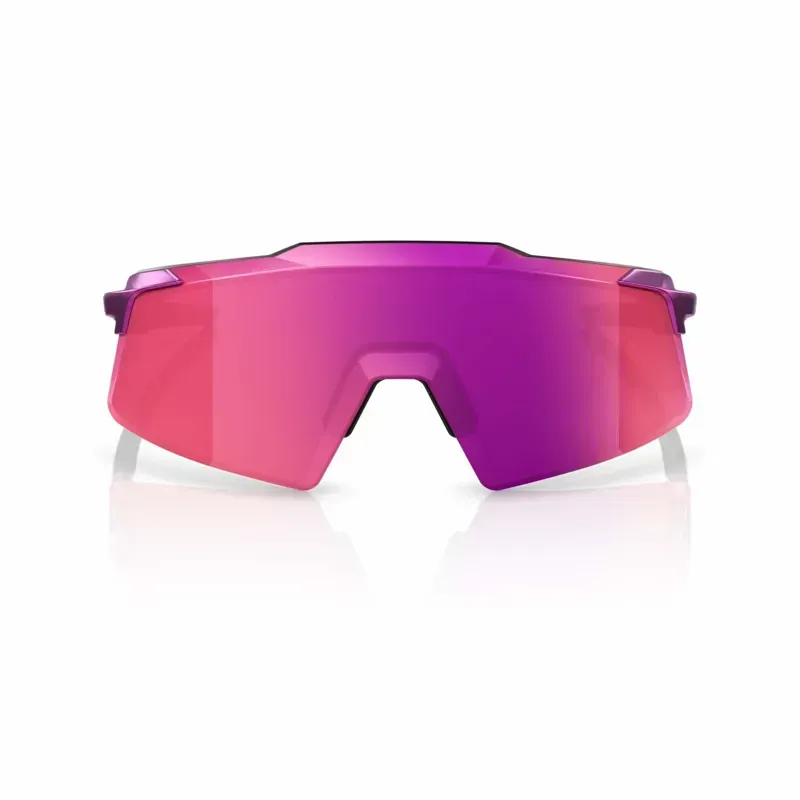 100% Aerocraft Glasses In Gloss Purple Chrome/Purple Multilayer Mirror Lens-2