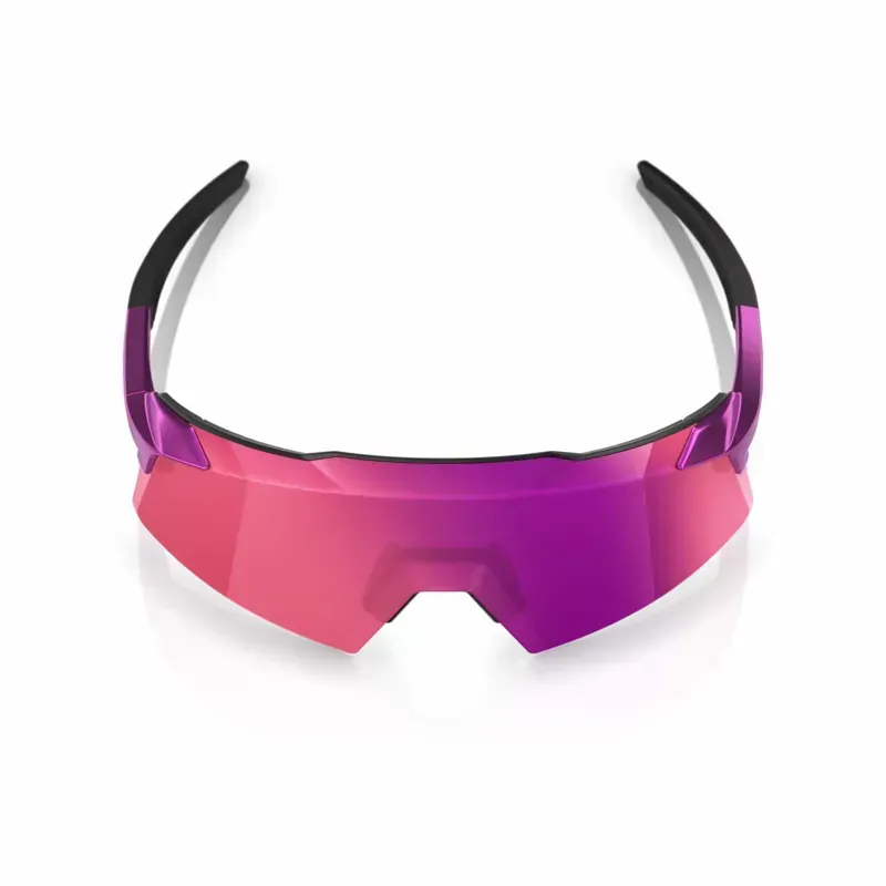 100% Aerocraft Glasses In Gloss Purple Chrome/Purple Multilayer Mirror Lens-3