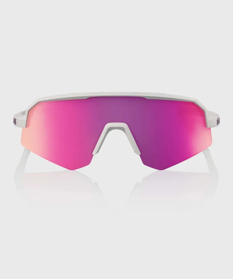 100 Slendale SL Glasses - Chalk/ Purple Muilayer Mirror Lens-2