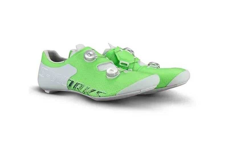 Specialized S-Works Ares 2 Road Bike Shoes In Green Gecko-2