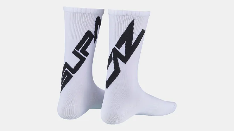 Supacaz SupaSox Twisted Sock Black/White