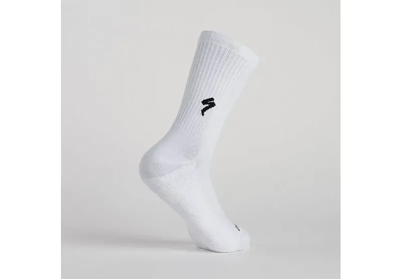 Specialized Cotton Tall Socks White