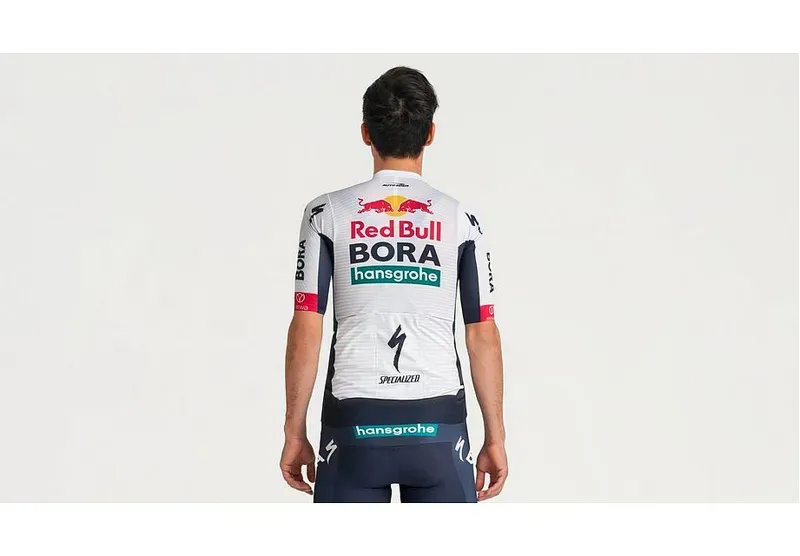 Red Bull - BORA - Hansgrohe Short Sleeve Race Jersey Blue/White-4