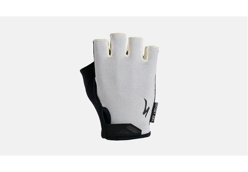 Specialized Body Geometry Sport Gel Short Finger Women's Gloves in Birch White