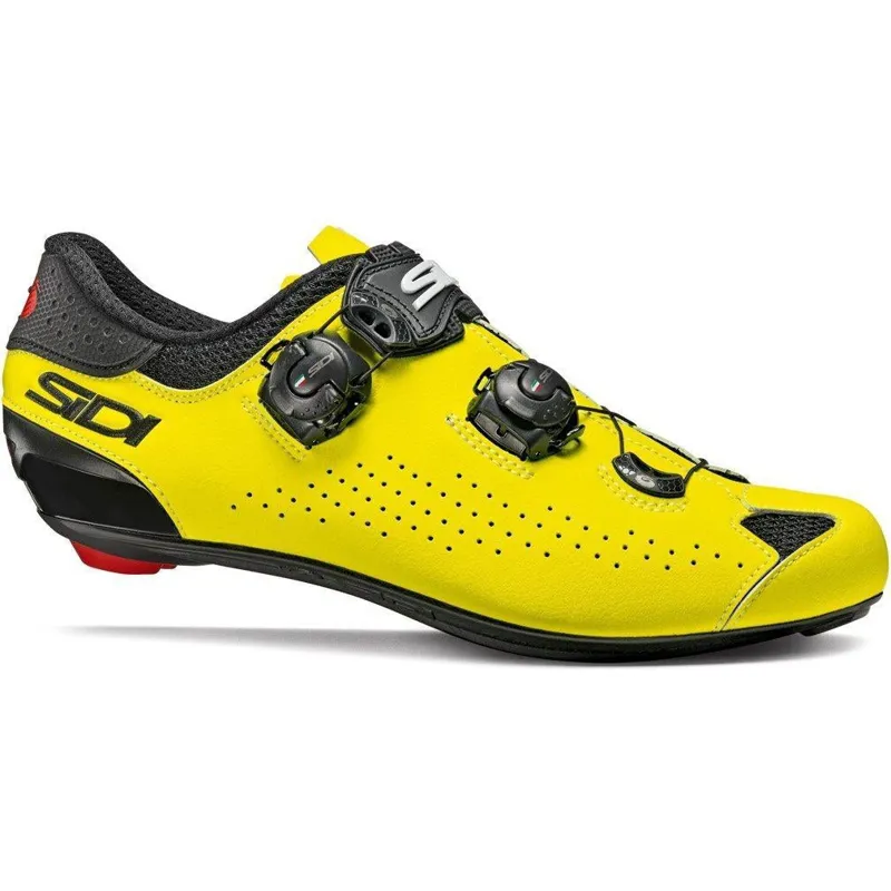 Sidi Genius 10 Carbon Road Shoes in Yellow