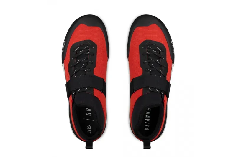 Fizik Gravita Tensor Flat MTB Shoes in Red/Black-1