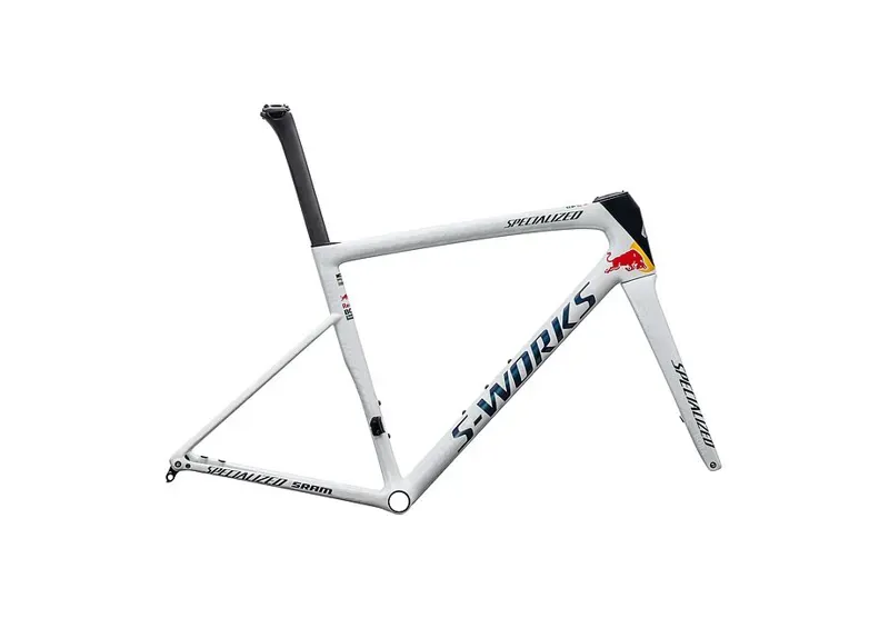 Specialized S-Works Tarmac SL8 Team Frameset: Red Bull - BORA - Hansgrohe Red Bull Bora White