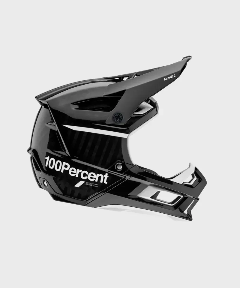 100 Aircraft 2 Helmet Black/ White