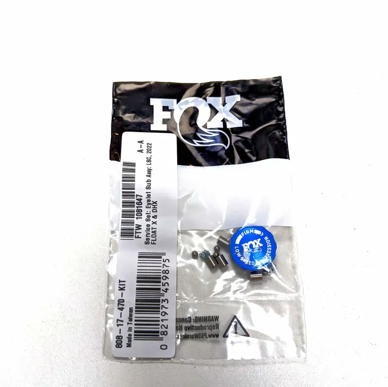 Fox Shock Float X and DHX LSC Eyelet Assembly 2022