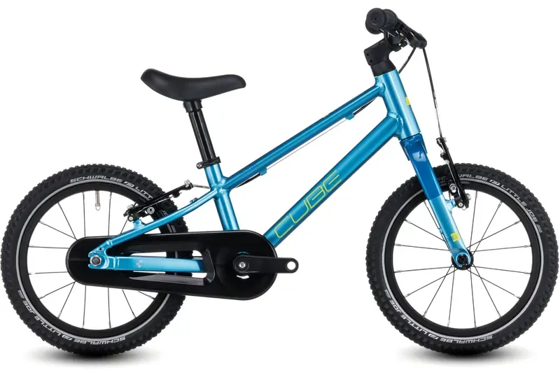 Cube Numove 140 Kids Bike In Blue/Lime