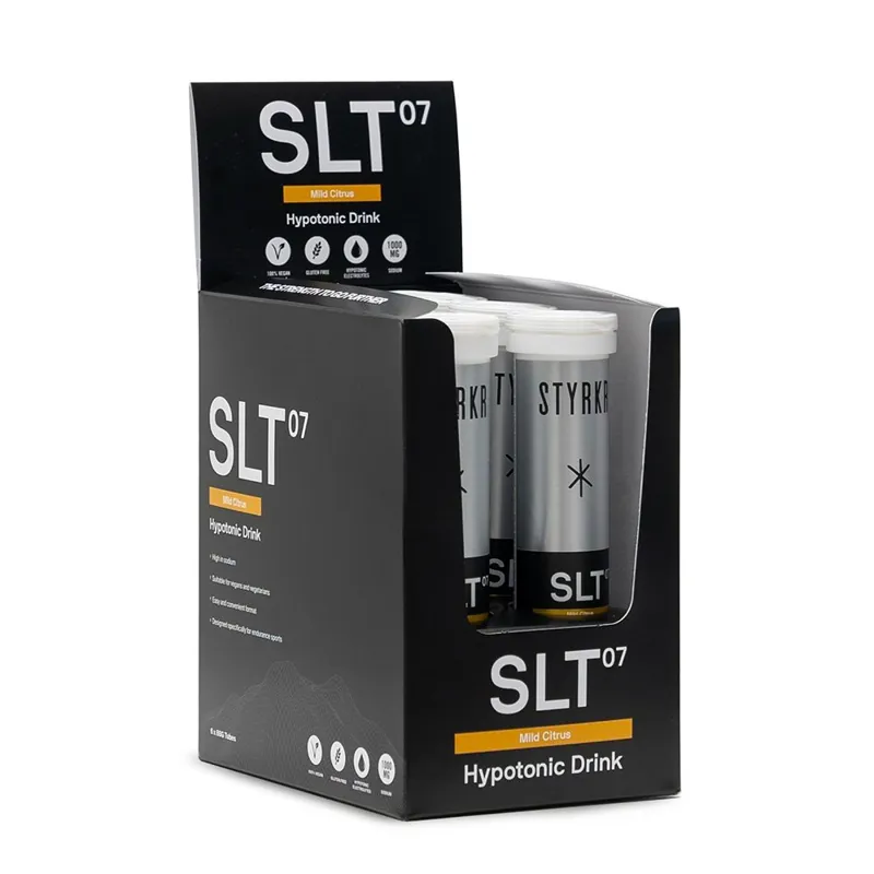STYRKR - SLT07 Citrus Sodium Hydration Tablets x12 X6 Black 1000mg