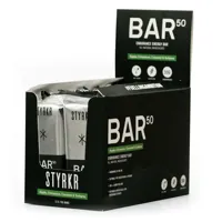 Js Cycles Styrkr STYRKR - BAR50 Apple Cinnamon and Caramel Energy Bar X12 Black 50g  - one size | Free delivery over £50, Price Match & Cycle to Work.