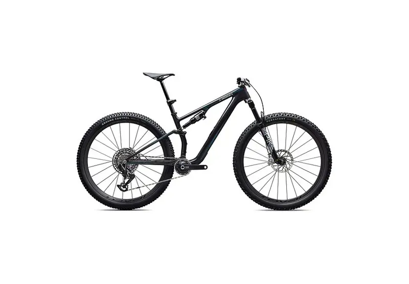 2026 S-Works Epic 8 Evo AXS XC Mountain Bike - Gloss Carbon/Green-Purple-5