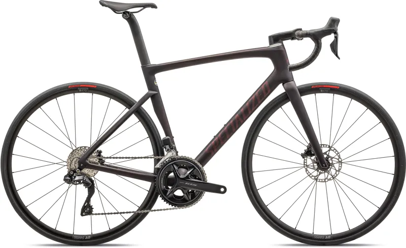 Specialized Tarmac SL7 Comp - Shimano 105 Di2 RED OVER CARBON/ RED SKY