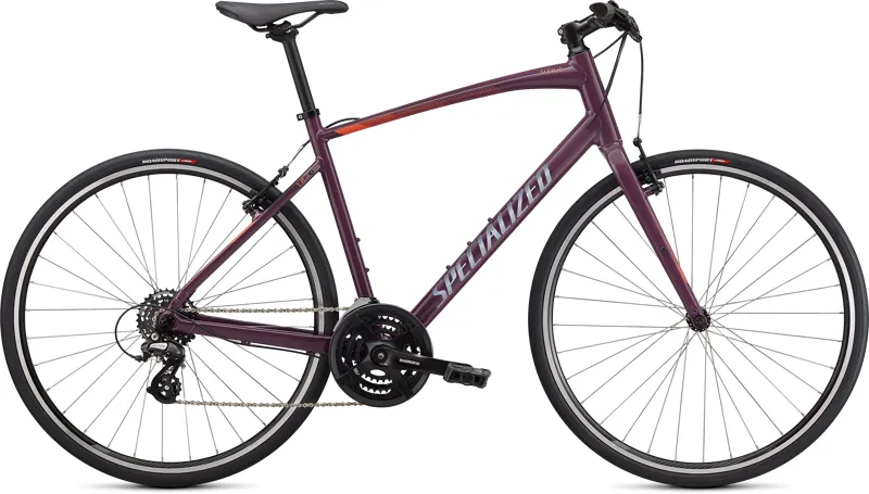 2021 Specialized Sirrus 1.0 Hybrid Bike in Red