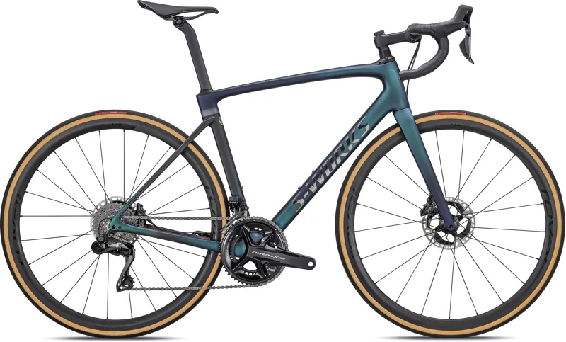 Specialized S-Works Roubaix Dura-Ace Di2 Road Bike in Green/Carbon