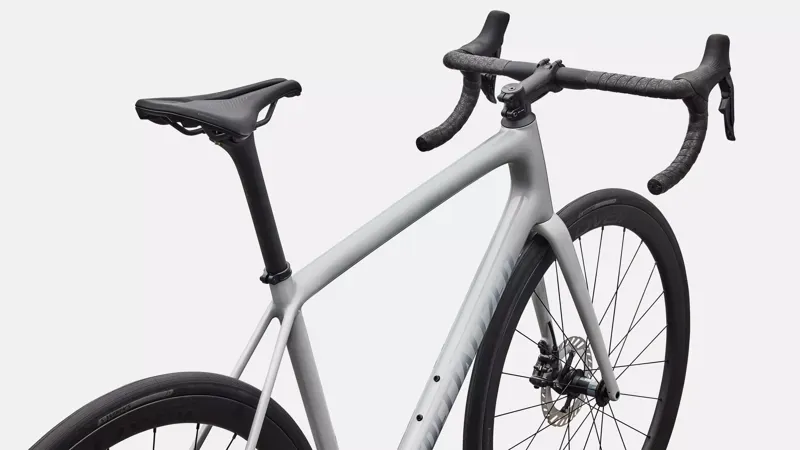 2026 Specialized Aethos 2 Expert Shimano Ultegra Di2 Road Bike - Silver -4