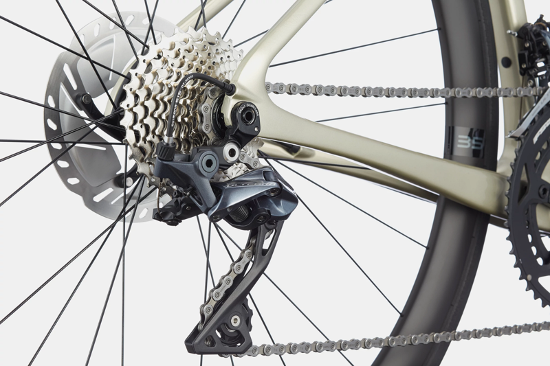 2021 Cannondale SuperSix EVO Carbon Disc Ultegra W Road Bike in Gold-3