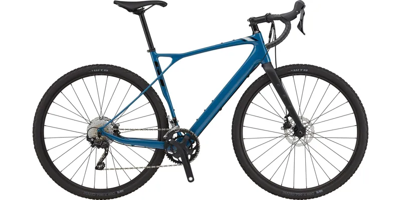 2021 GT Grade Carbon Elite Gravel Bike in Blue