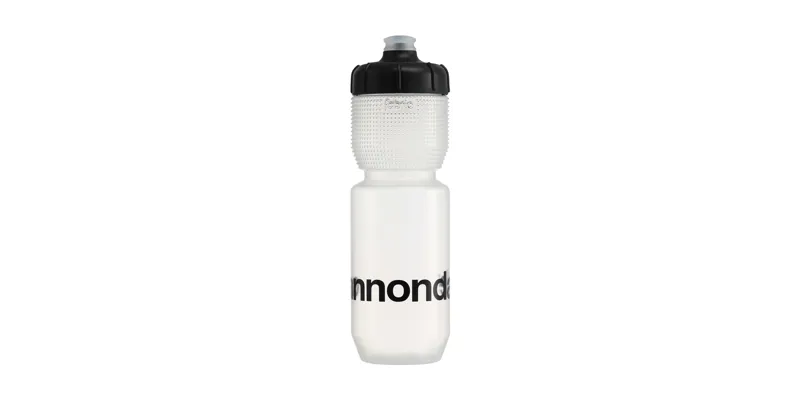 Fabric Logo Gripper Bottle in Clear/Black 