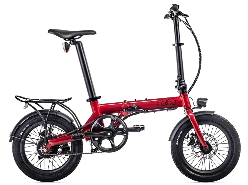 Eovolt City One 16Inch Folding Electric Bike - Red
