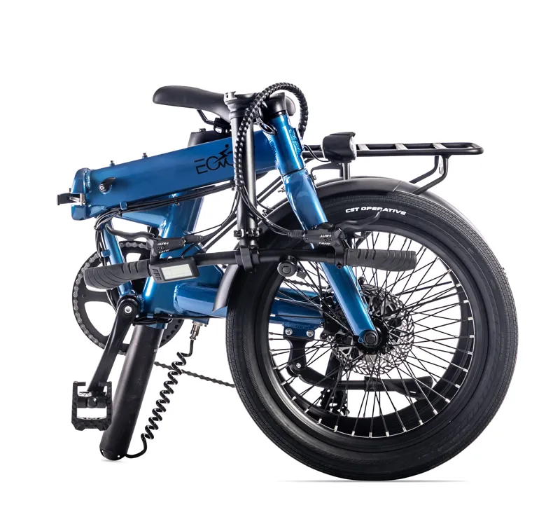 Eovolt Confort 20 Folding Electric Bike - Blue-1