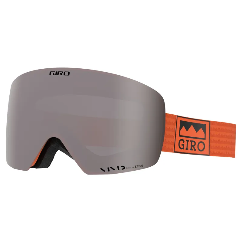 2021 Giro Contour Large Frame Vivid Infrared Snow Goggles in Orange