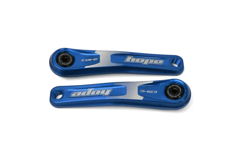 2020 Hope E-Bike Crankset - 165mm in blue