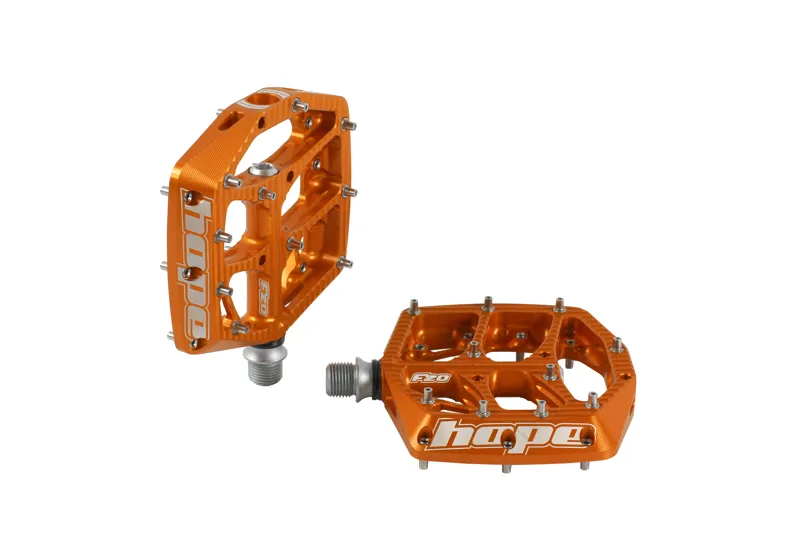 2020 Hope F20 pedals in orange