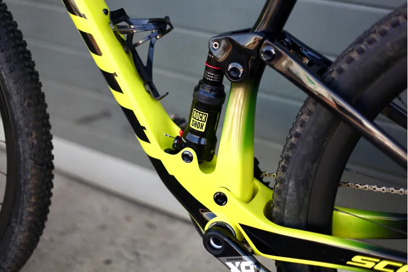 2020 Scott Spark RC 900 WC Carbon FS Mountain Bike in Yellow-3