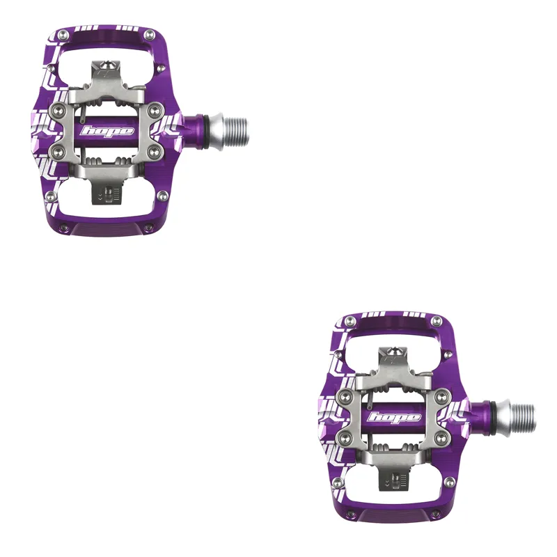 Hope Union Clip Pedals - Purple-2