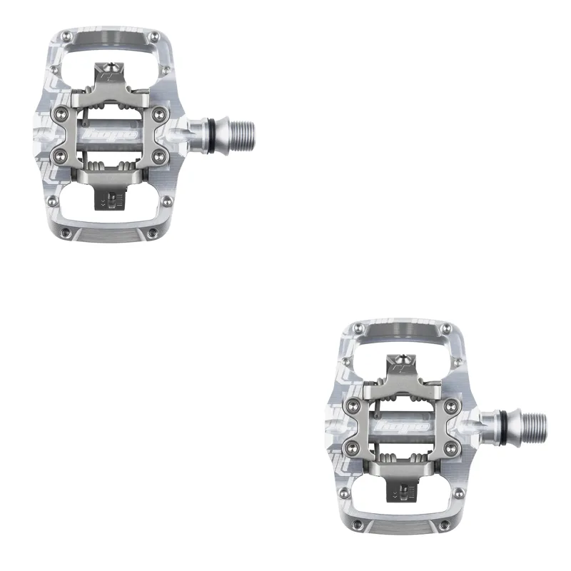 Hope Union Clip Pedals - Silver-2