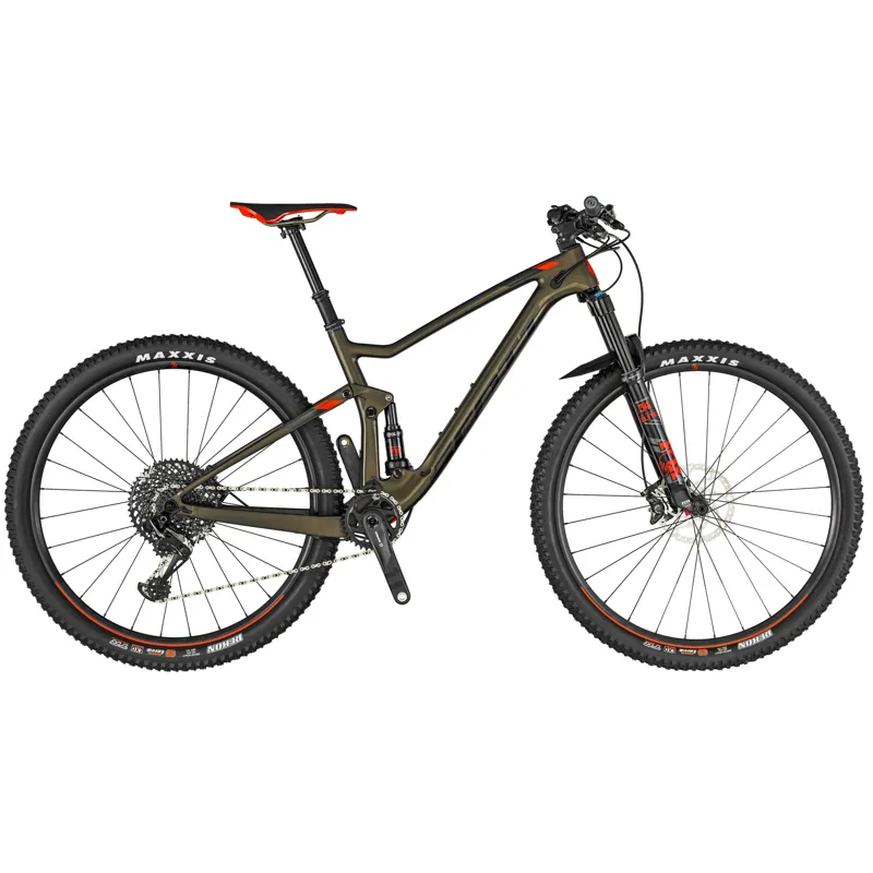 2019 Scott Spark 910 Carbon Mountain Bike in Bronze - EX Display
