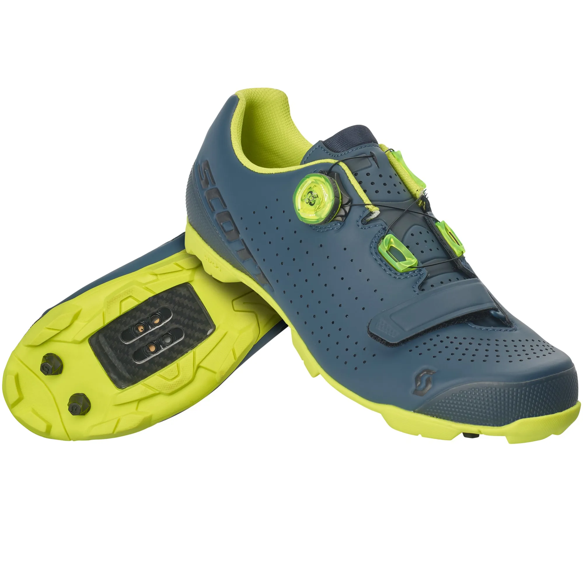 Scott Shoe MTB Vertec Boa nightfall blue/YELLOW - Main Image