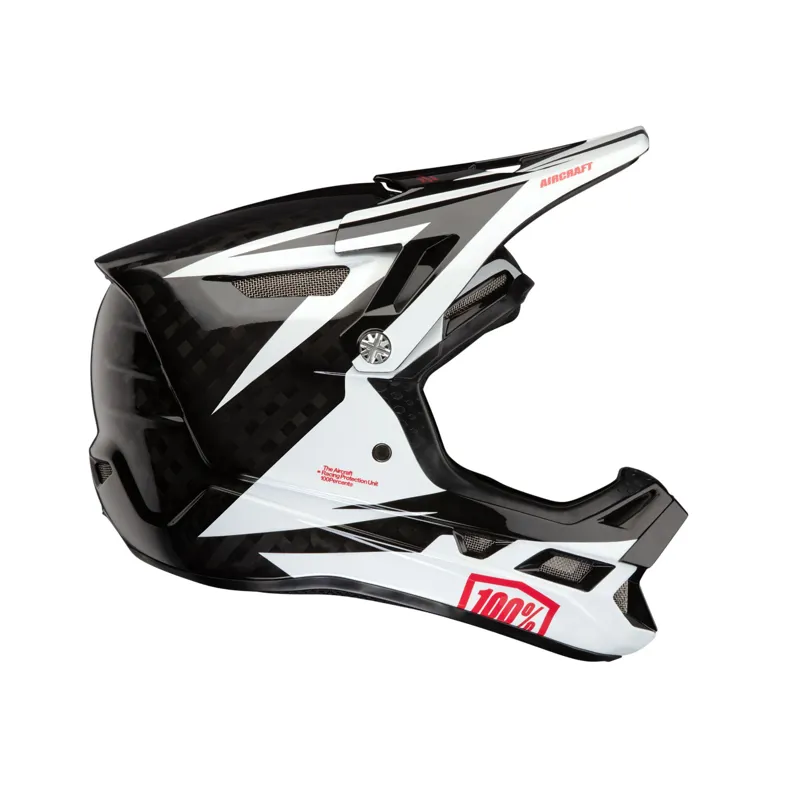 100 Aircraft Carbon Helmet Rapidbomb White 