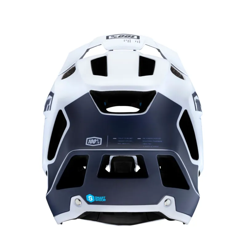 100 Trajecta Helmet White/ Navy -1