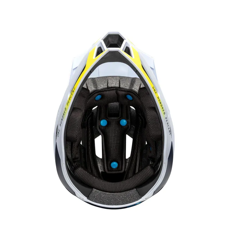 100 Trajecta Helmet White/ Navy -3