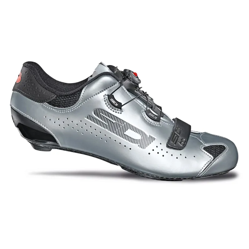Sidi Sixty Limited Edition Carbon Shoes in Silver
