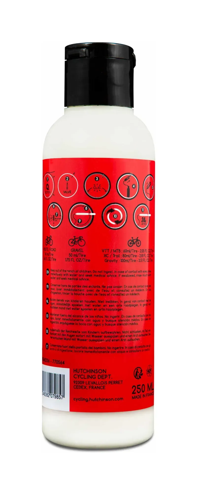 Hutchinson Protect'Air Max Latex Tyre Sealant in White-1
