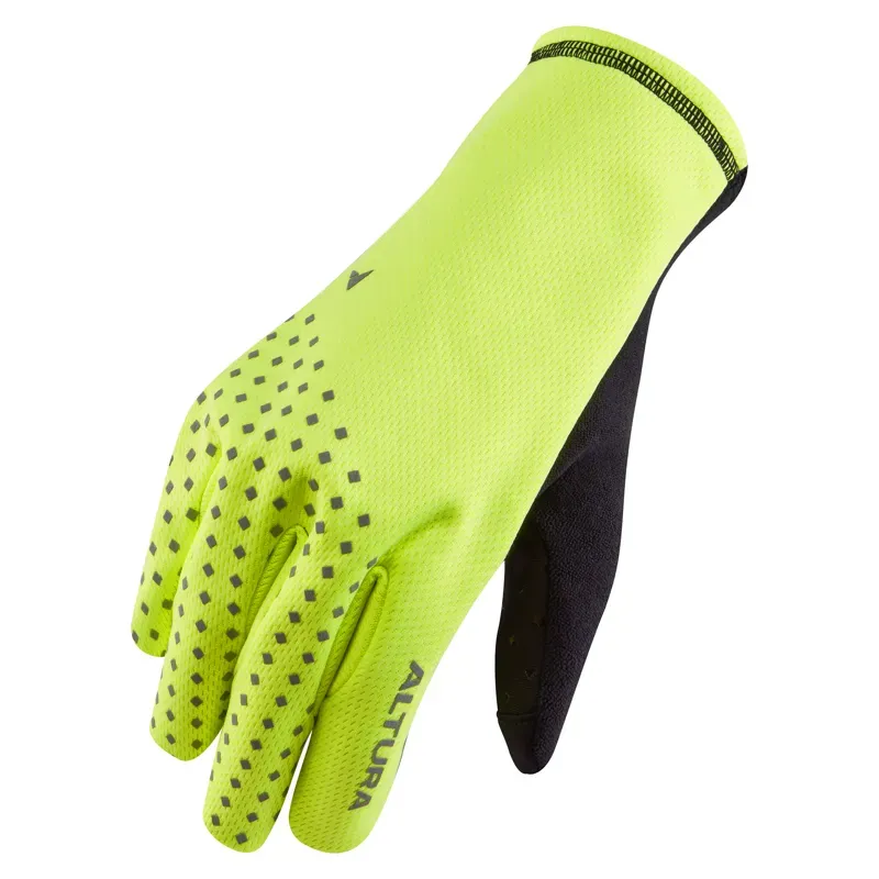 Altura Fleece Windproof Nightvision Gloves in Green