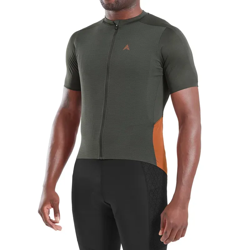 Altura Endurance Short Sleeve Cycling Jersey SS24 2024: CARBON/RUST