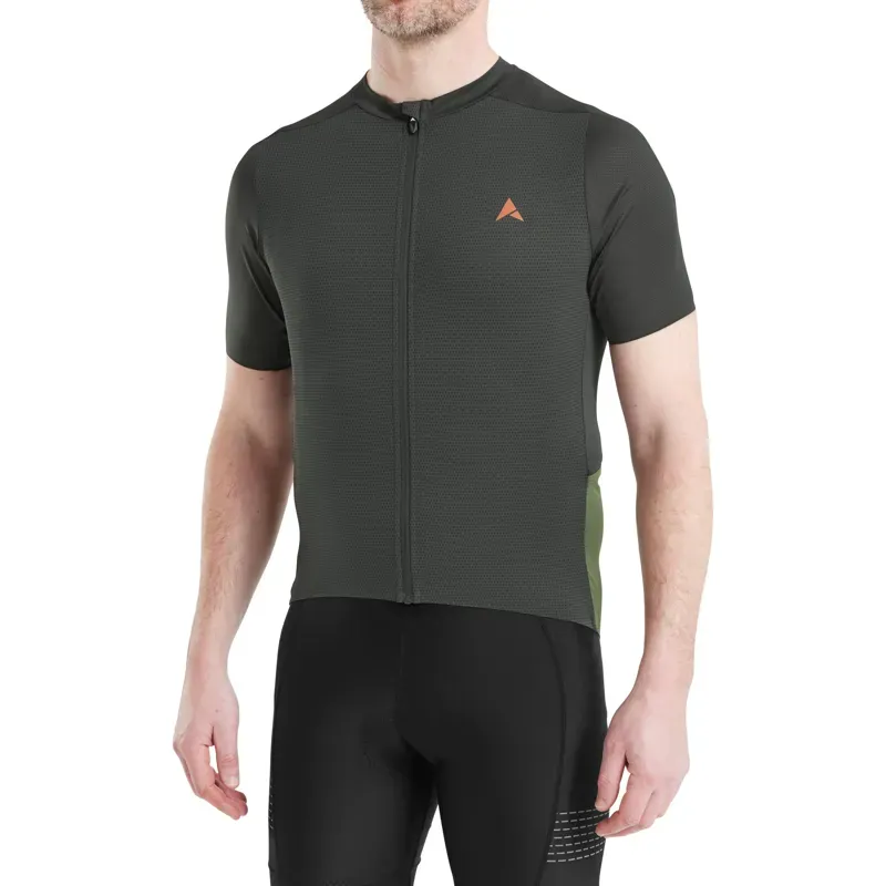 Altura Endurance Short Sleeve Cycling Jersey SS24 2024: CARBON/OLIVE