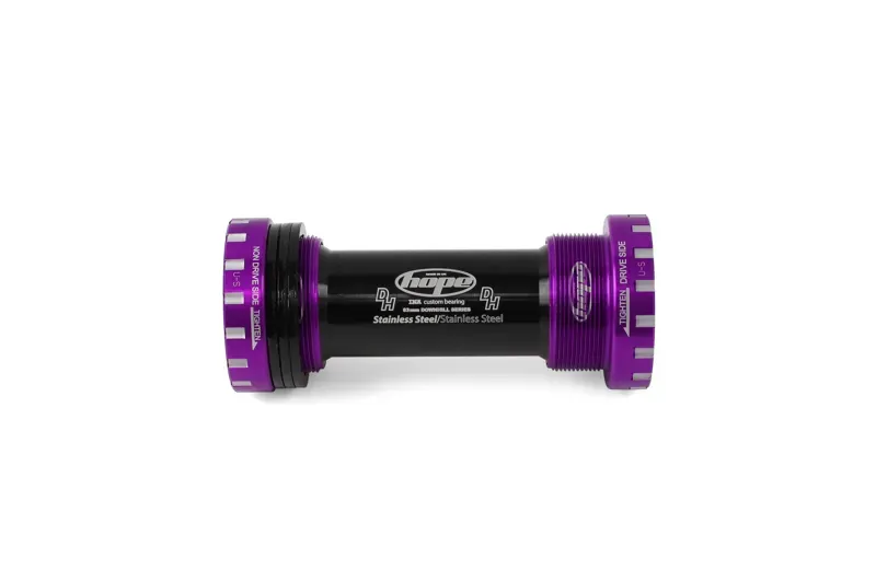 Hope Stainless Steel 83mm Bottom Bracket in Purple