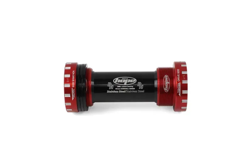 Hope Stainless Steel 83mm Bottom Bracket in Red