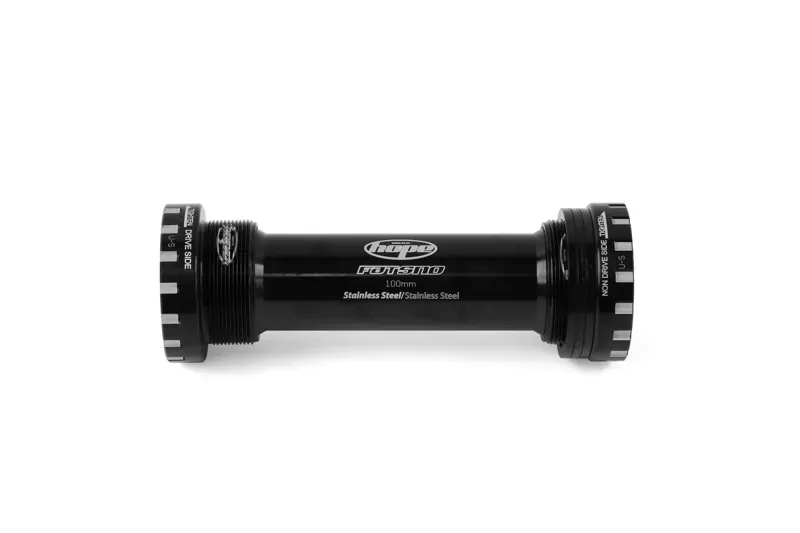 Hope 100mm FatBike Stainless Bottom Bracket in Black