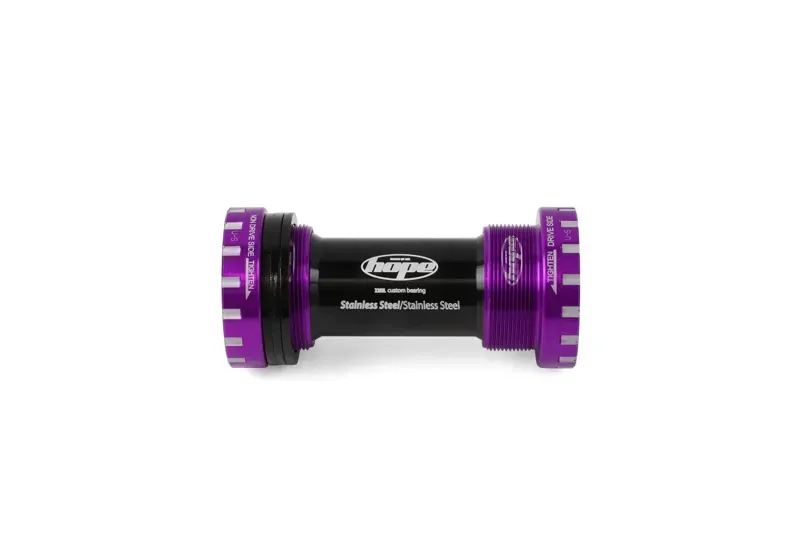 Hope Stainless Steel 68/73mm Bottom Bracket in Purple