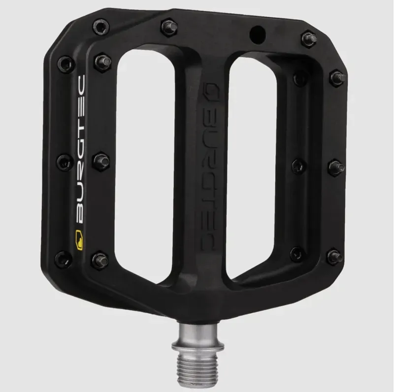 Burgtec MK4 Composite 9/16-inch Flat Pedals in Black-1